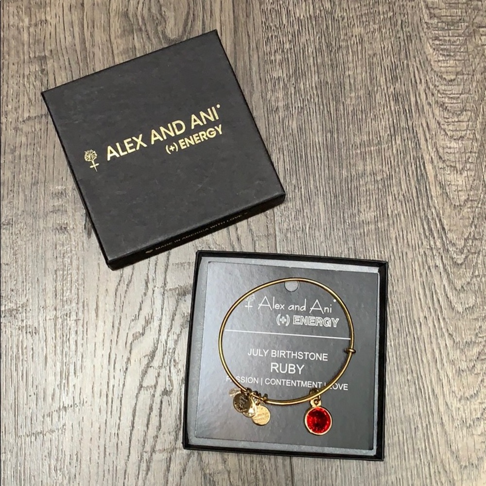 Alex and Ani July birthstone Bracelet